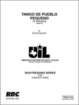 Tango de Pueblo Pequeno Concert Band sheet music cover